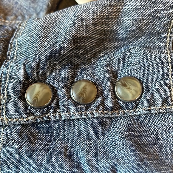 Lucky Brand Western Denim Shirt - Picture 7 of 7